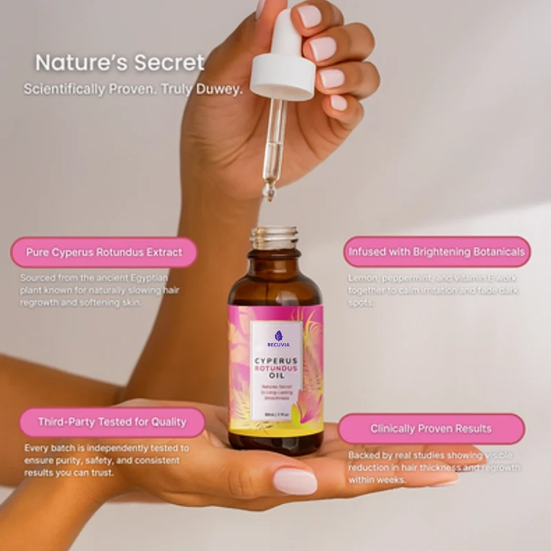 Recuvia™ Cyperus Rotundus Oil - Achieve Lasting Smoothness! - Image 9