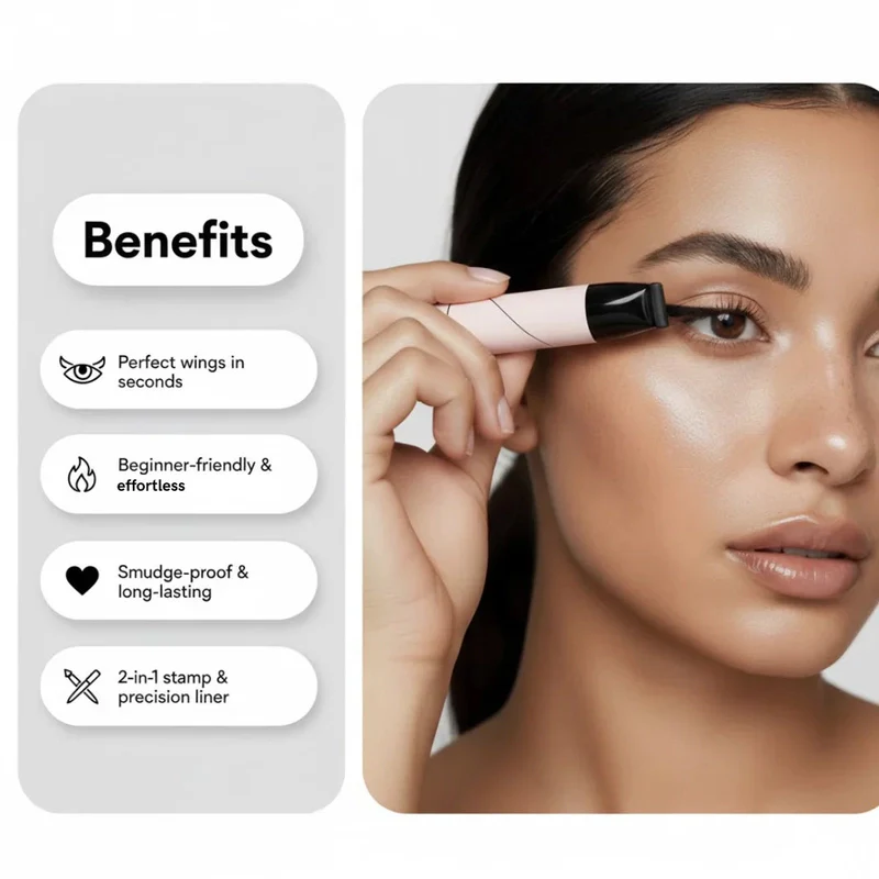 Rotating Dual-Wing Eyeliner - Effortless Wings, Every Time! - Image 11